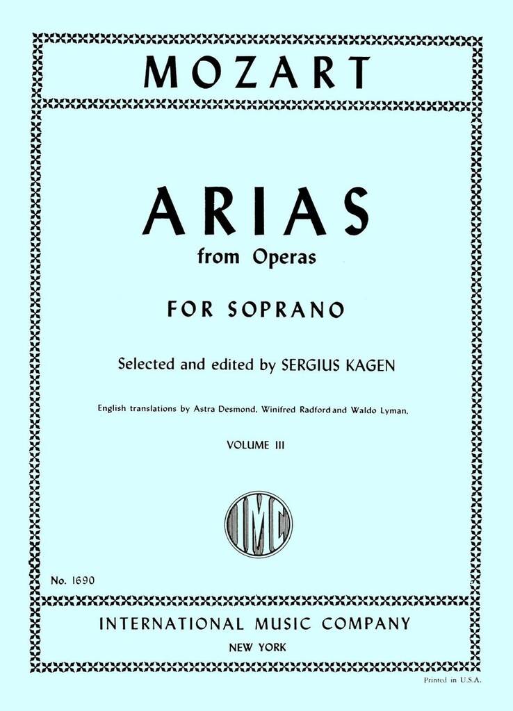 Arie Per Soprano Da Opere (40) Vol. 3